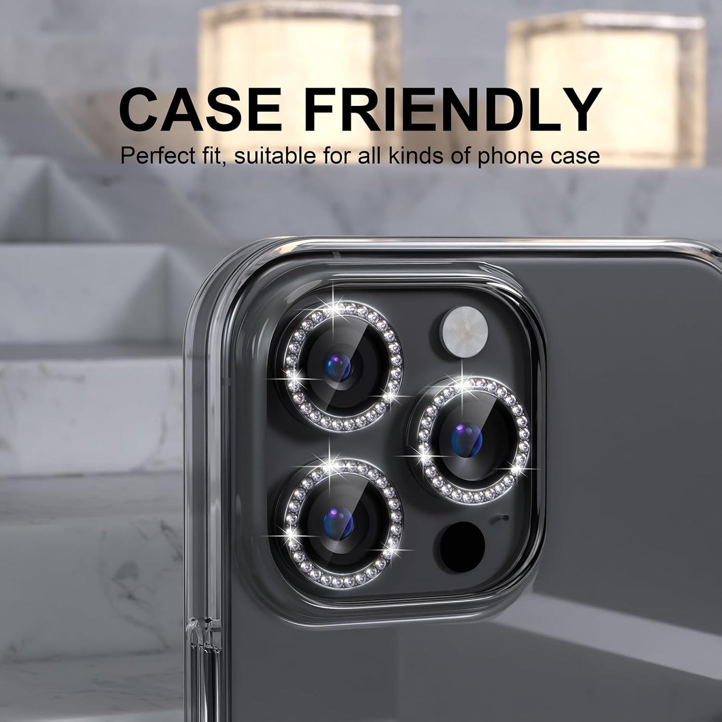 Choiche for iPhone 16 Pro/iPhone 16 Pro Max Camera Lens Protector
