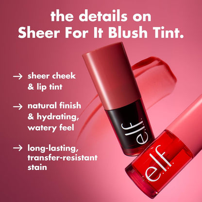 e.l.f. Sheer For It Blush Tint, Plums Up