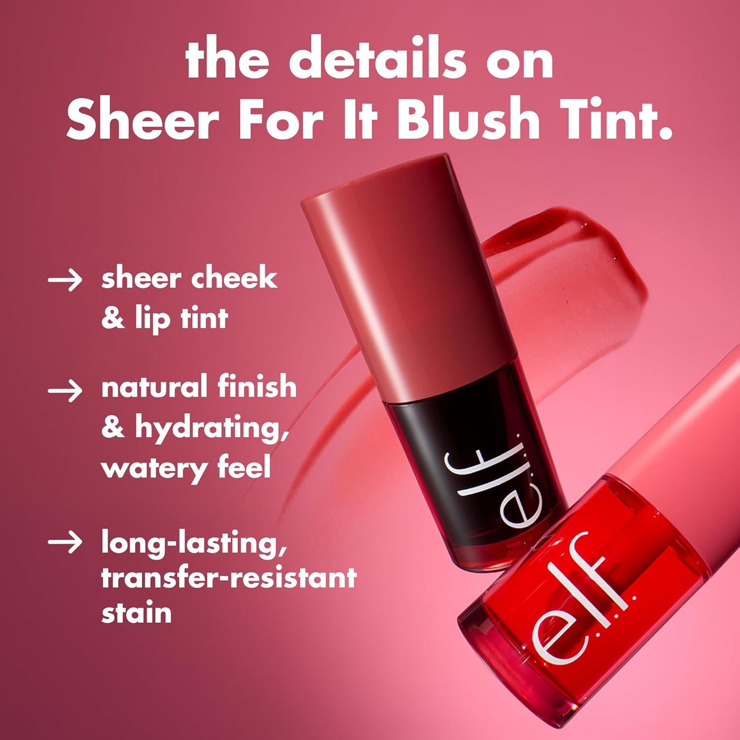 e.l.f. Sheer For It Blush Tint, Plums Up