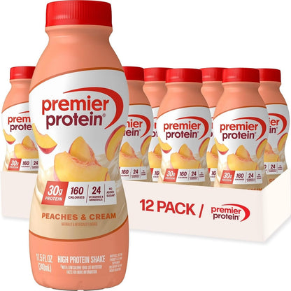 Premier Protein 30g High Protein Shake, Chocolate, 12 Pack