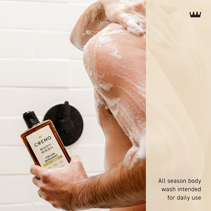 Cremo Body Wash for Men, Cypress Santal, 16 Fl Oz