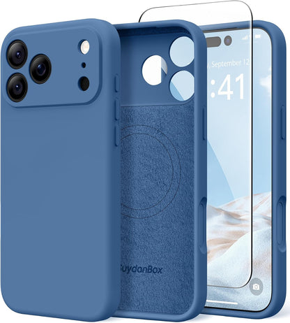 Magnetic for iPhone 17 Case Silicone Matcha