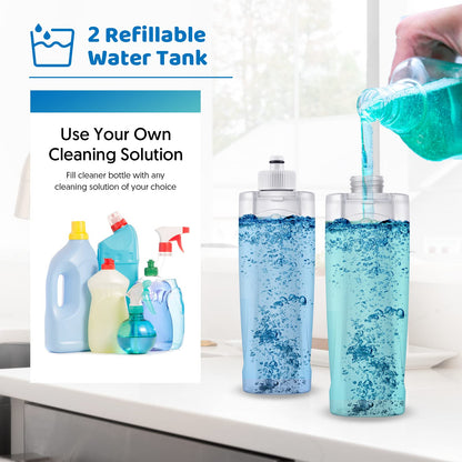 Spray Wet Mops for Floor Cleaning: Hardwood Floor Mop Refillable Dust Mop