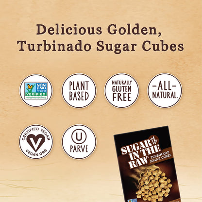 In The Raw Granulated Turbinado Cane Sugar, 2 lb Box, Pure, All-Natural Turbinado Sugar, Non-GMO Project Verified, Kosher, Vegan and Gluten Free (Pack of 12)
