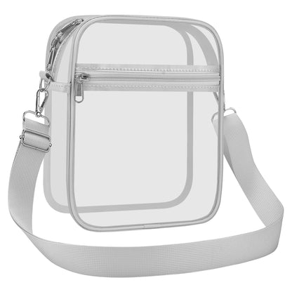 USPECLARE Clear Purse for Stadium Events Transparent Messenger Bag