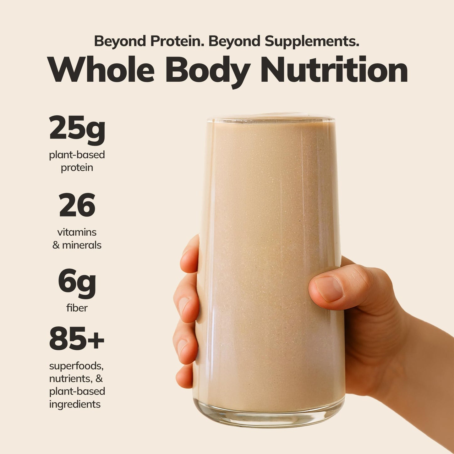 Ka’Chava Whole Body Meal Shake Chai 2 lb – Vegan Protein Powder with 85+ Superfoods & Greens – Plant-Based Meal Replacement with Probiotics & Digestive Enzymes – Gluten & Dairy Free (15 Servings)