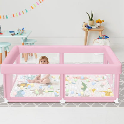 Hiaksedt Baby Playpen 50x50 Inch, Play Pens for Babies and Toddlers