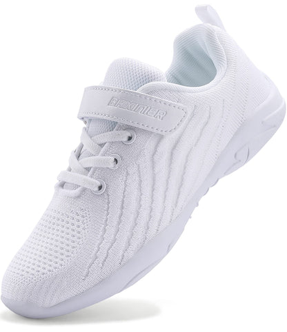BAXINIER Girls White Cheerleading Shoes