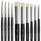 Golden Maple Detail Paint Brushes Set 10pcs