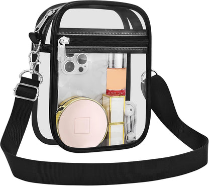 USPECLARE Clear Purse for Stadium Events Transparent Messenger Bag