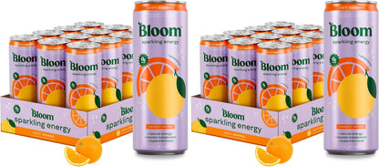 Bloom Nutrition Zero Sugar Energy Drink, Apple Crisp, 12oz 12pk