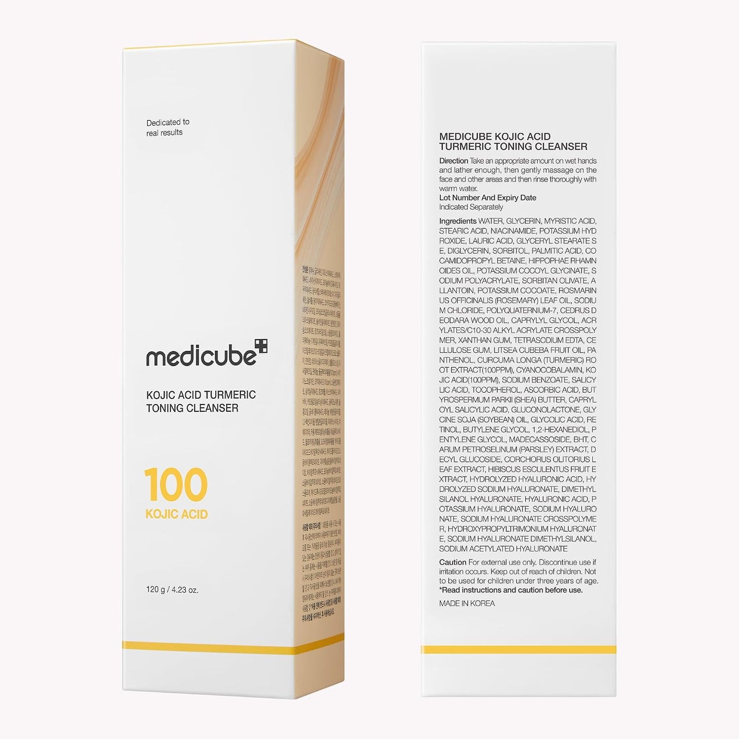 medicube Facial Cleanser Turmeric Capsule Foam Cleanser