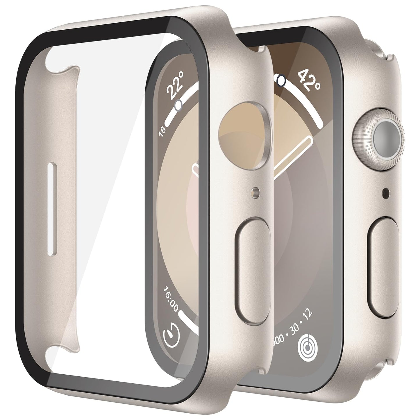Misxi Case with Screen Protector for 46mm Apple Watch Series 11/10