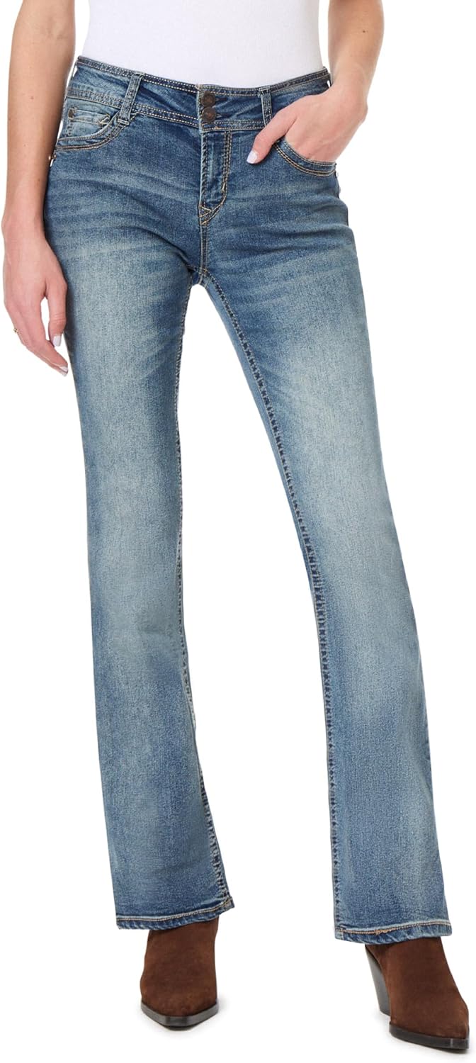 WallFlower Luscious Curvy Bootcut Jeans for Women, Sizes 0-24