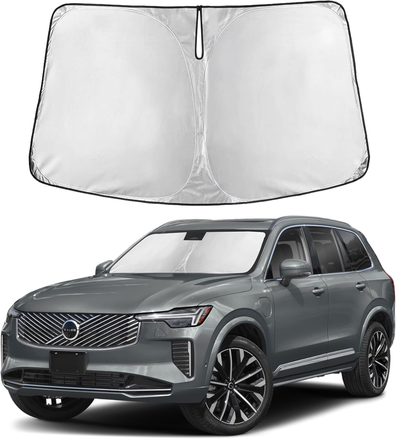 Autovir Windshield Sun Shade, 2017-2026 Tesla Model 3 & Y, 280T Visor Shade