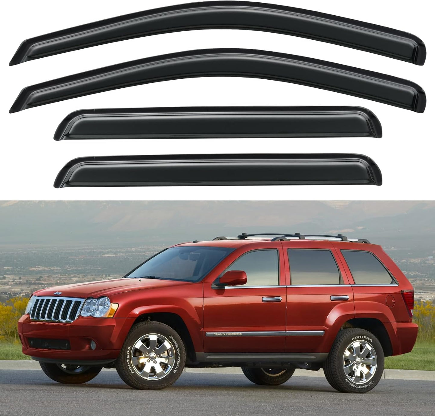 Window Visors Rain Guards for 2020-2025 Nissan Sentra