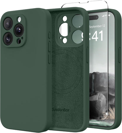 Magnetic for iPhone 17 Case Silicone Matcha