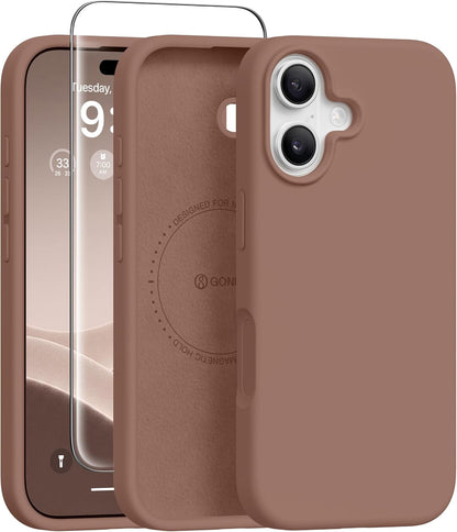 GONEZ Magnetic for iPhone 17 Pro Max Case, Silicone Cover Stone