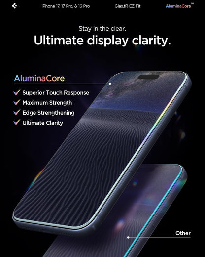Spigen Screen Protector for iPhone 17 Pro Max, 16 Pro Max