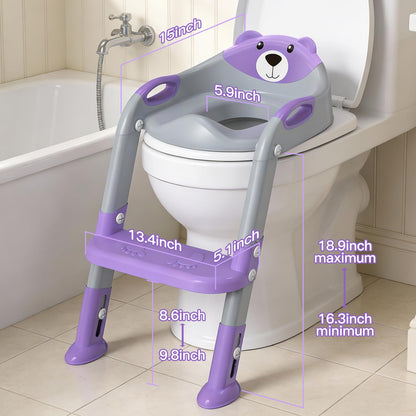 Potty Training Toilet for Toddlers, 2-in-1 Potty Training seat, Anti-Slip