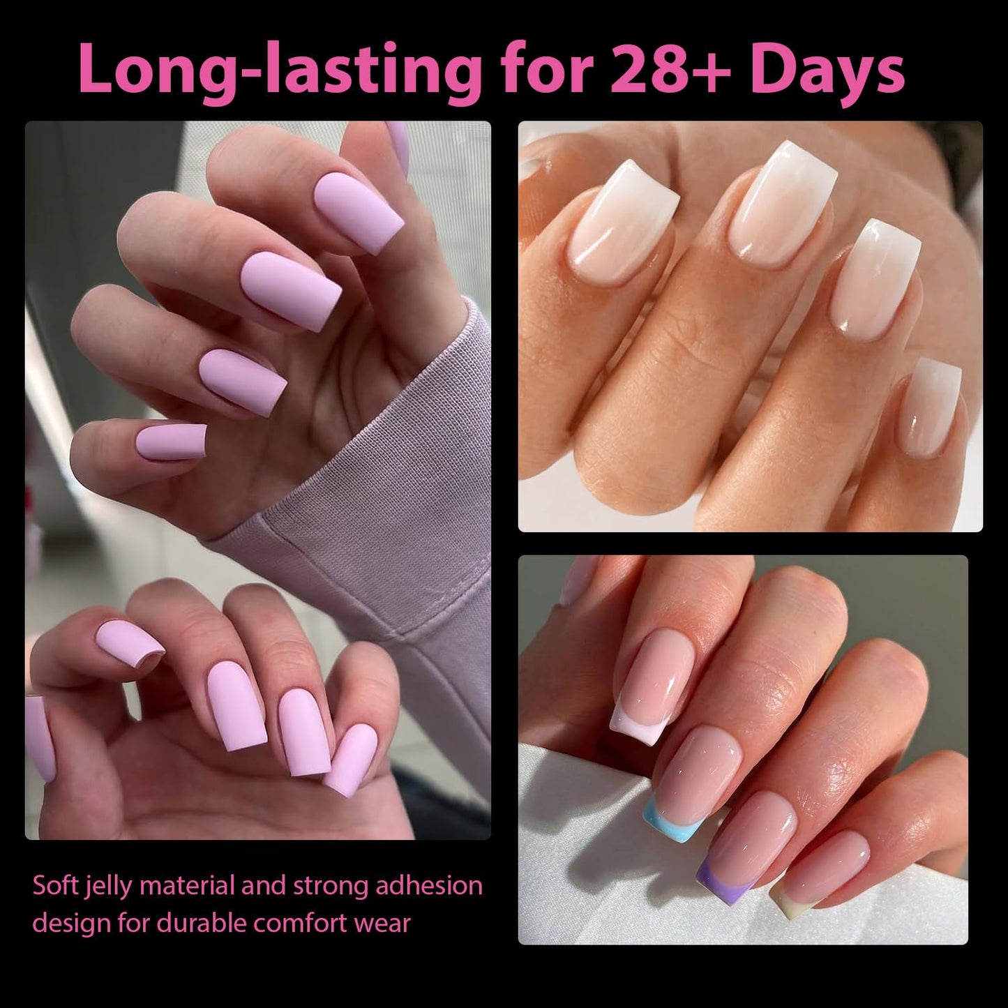 UNA GELLA 9 in 1 Gel Nail Glue U V Super Hold for Gel Nails Tips 10ml