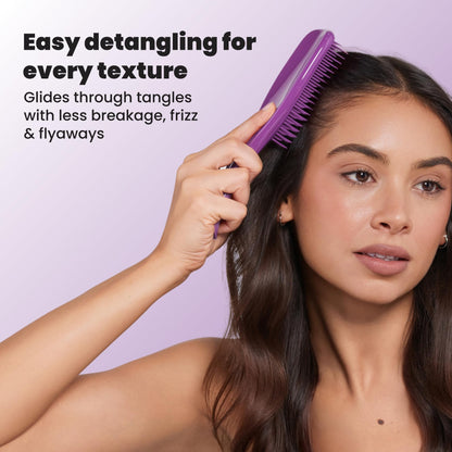 Tangle Teezer Ultimate Detangler Brush, Straight to Wavy, Liquorice Black