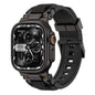 amBand Bands Compatible with Apple Watch 9/8/7/6/5/4 & SE 3/2/1 45mm/44mm Case for Men, M1 Sport Series Rugged Case Protective Cover for iWatch SE3/SE2/6/SE/5/4 44/45 mm Men Black