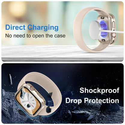 YIJDACASE 3 in 1 Waterproof Case for 40mm Apple Watch SE 3/2/1 Series 6/5/4