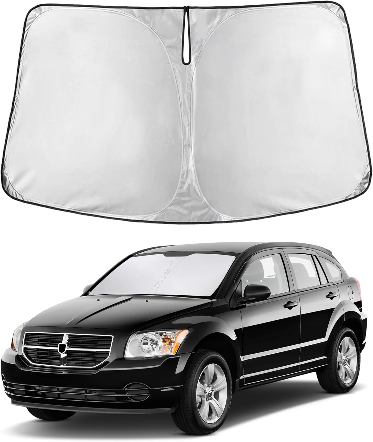 Econour Car Windshield Sun Shade, Front Window Sun Blocker for SUVs,Sedan