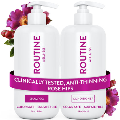 Routine Wellness Shampoo & Conditioner Set - Jasmine & Orange Blossom