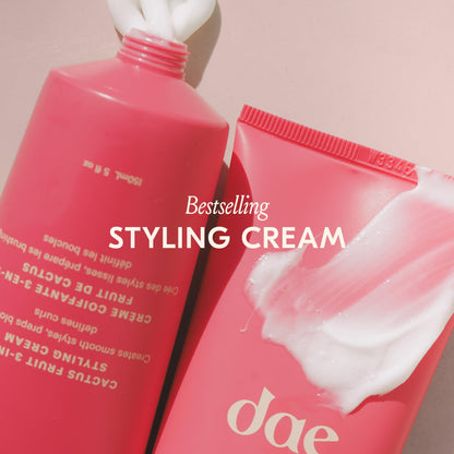 DAE Cactus Fruit 3-In-1 Styling Cream - Smooths Styles & Preps Blowouts
