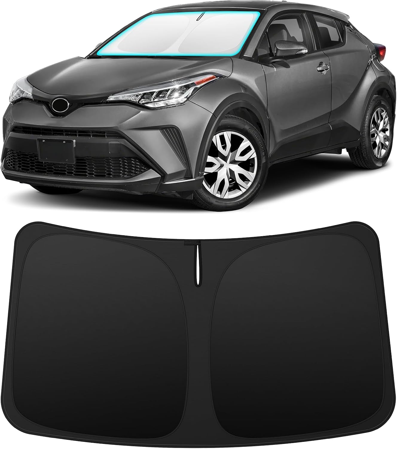 INSAUTO Custom Fit Windshield Sun Shade for Nissan Frontier 2005-2021