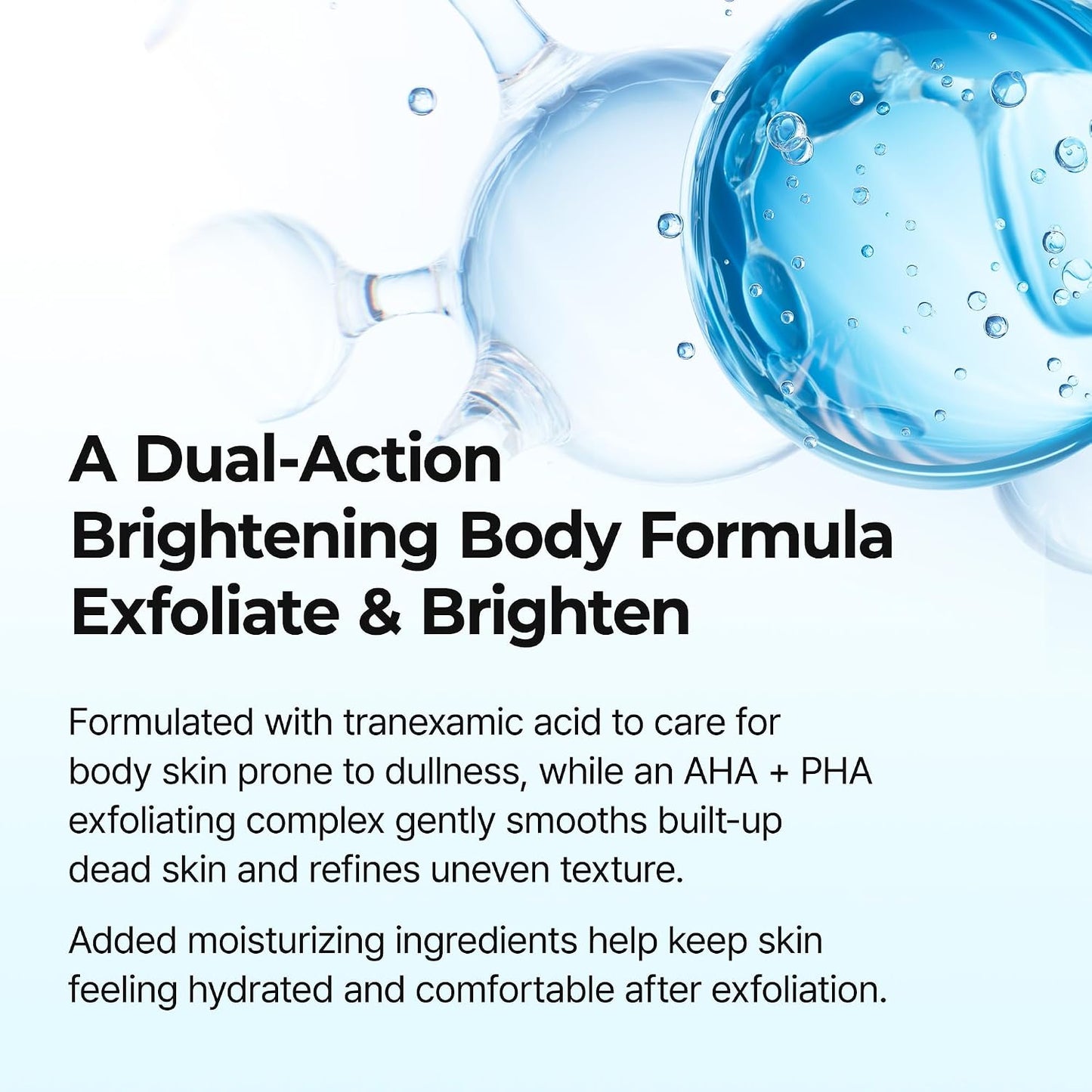 Dr.Melaxin Peel Shot Exfoliating TX-Spray 6.76 fl.oz - 99% Tranexamic Acid and Niacinamide Body Exfoliator Spray for Uneven Skin Tone, AHA PHA Body Peel for Rough Skin, K-Beauty Body Brightening
