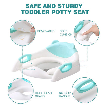Potty Training Toilet for Toddlers, 2-in-1 Potty Training seat, Anti-Slip