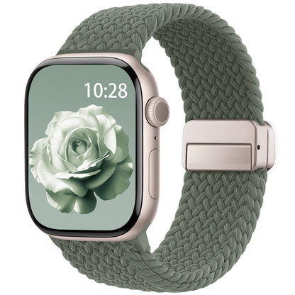 Braided Stretchy Magnetic Band Compatible with Apple Watch Bands Women Men