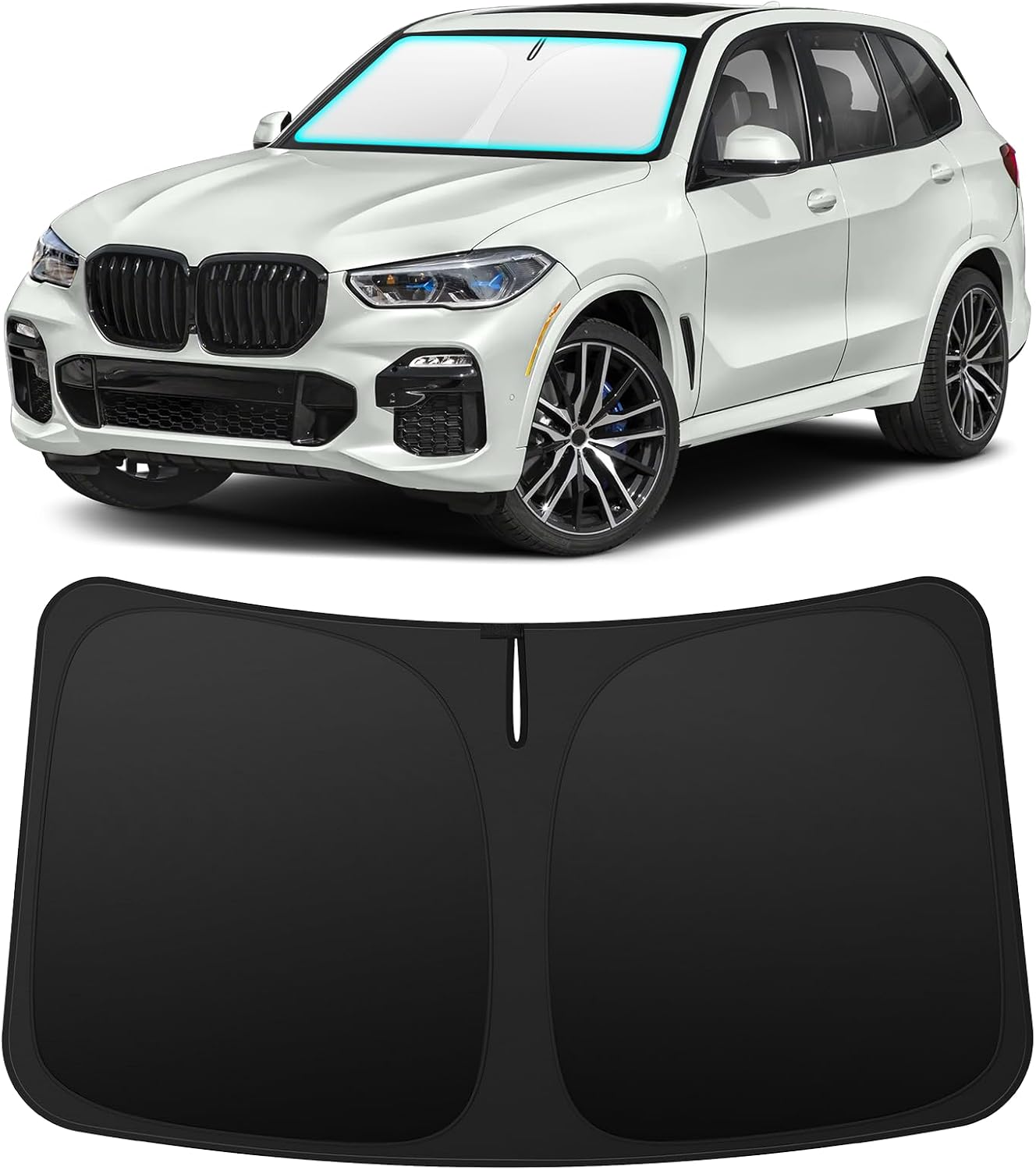 INSAUTO Custom Fit Windshield Sun Shade for Nissan Frontier 2005-2021