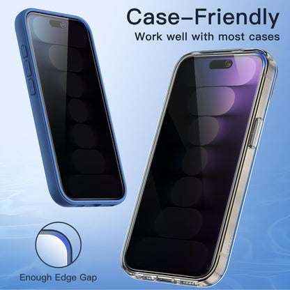 JETech Privacy Screen Protector for iPhone 17 Pro Max, 2-Pack