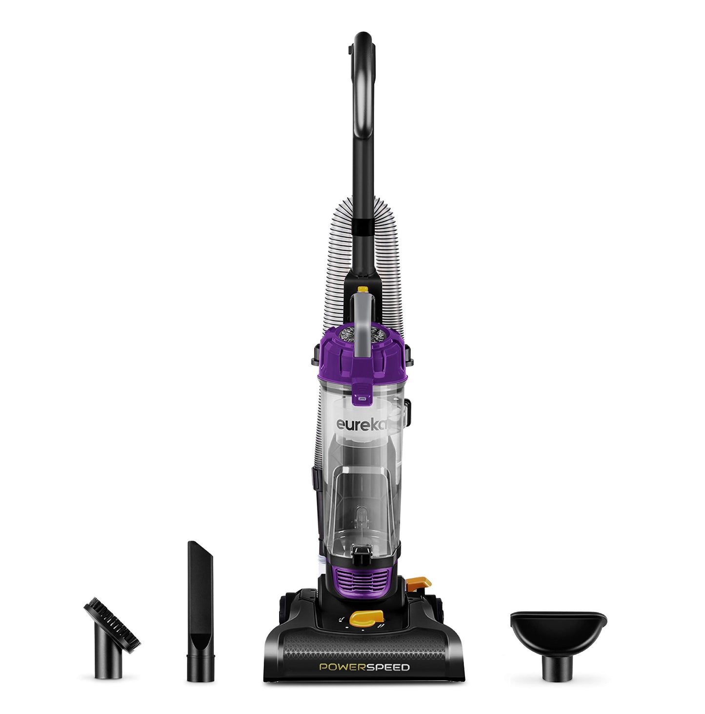 Eureka PowerSpeed Lightweight Upright Vacuum Cleaner for Carpet and Hard Floor, Powerful Bagless Upright Vacuum Cleaner for Home Pets, NEU181A, Blue
