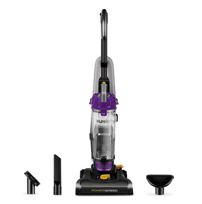 Eureka PowerSpeed Lightweight Upright Vacuum Cleaner for Carpet and Hard Floor, Powerful Bagless Upright Vacuum Cleaner for Home Pets, NEU181A, Blue