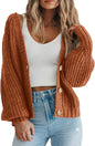 PRETTYGARDEN Women's Chunky Knit Open Front Cardigan Sweaters Fall Outfits