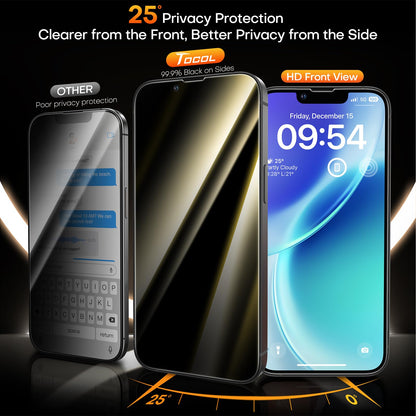 TOCOL for iPhone 17 Pro Max Screen Protector, Clear