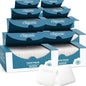 Cliganic Extra Large Face Pads (100 Count) - Soft, Extra Absorbent, Ultra Durable, Hypoallergenic, For Makeup, Nail Polish & Daily Buildup Removal, Toner & Cleanser Application, Dual Sided & Lint-Free