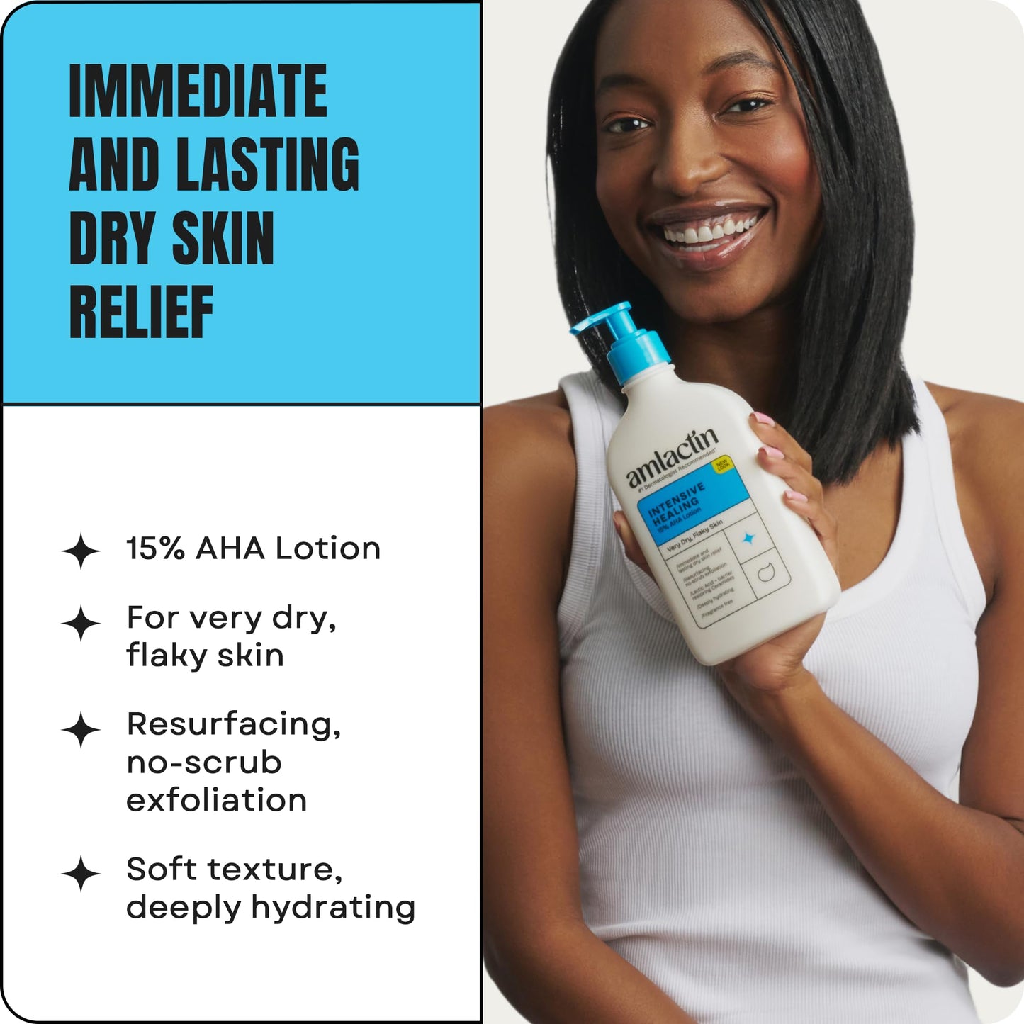 AmLactin Daily Nourish Body Lotion, 12% Lactic Acid, 14.1 oz