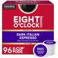 Eight O'Clock Coffee Hazelnut, Single-Serve Keurig K-Cup Pods, Flavored Medium Roast Coffee Pods, 96 Count