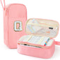 Cute Large Pencil Case Pouch,Personalized Initial Pencil Bag for Girls Boy