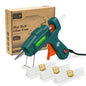 SHJADE Hot Glue Gun with 30 Glue Sticks, 20W Mini Hot Melt Gun Kit(White)