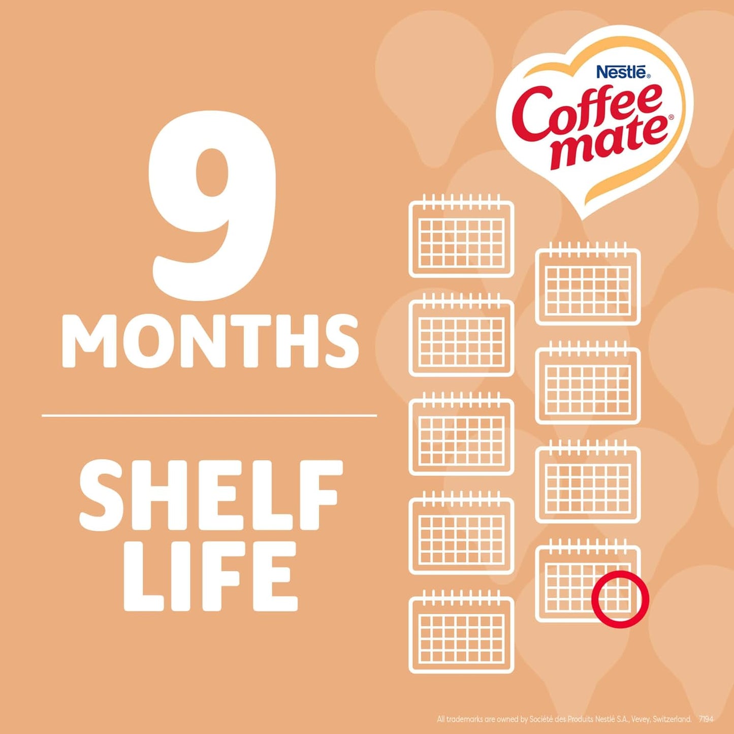 Nestle Coffee mate Original Non-Dairy Creamer Singles, 0.375 oz, 180-Pack