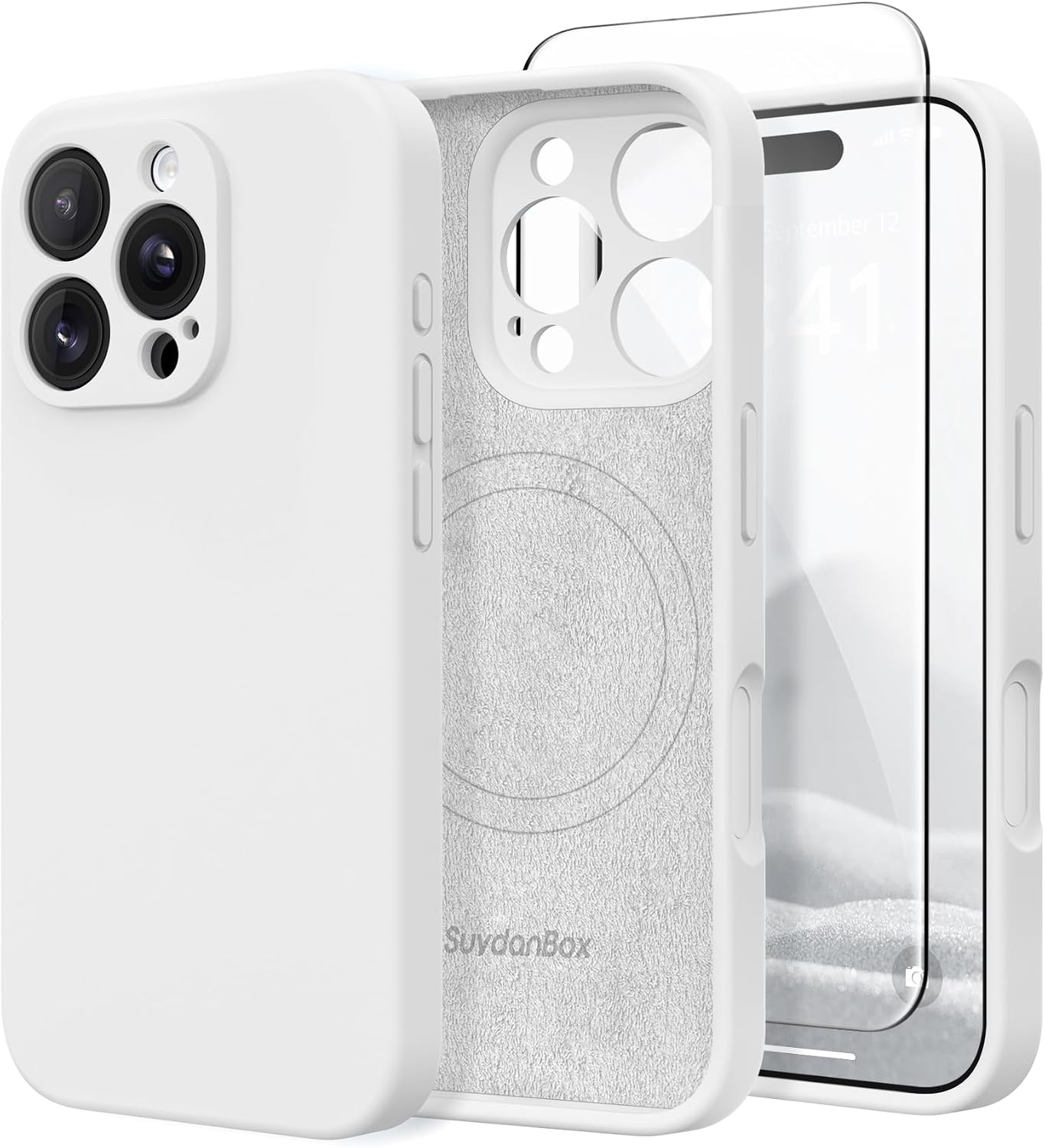 Magnetic for iPhone 17 Case Silicone Matcha
