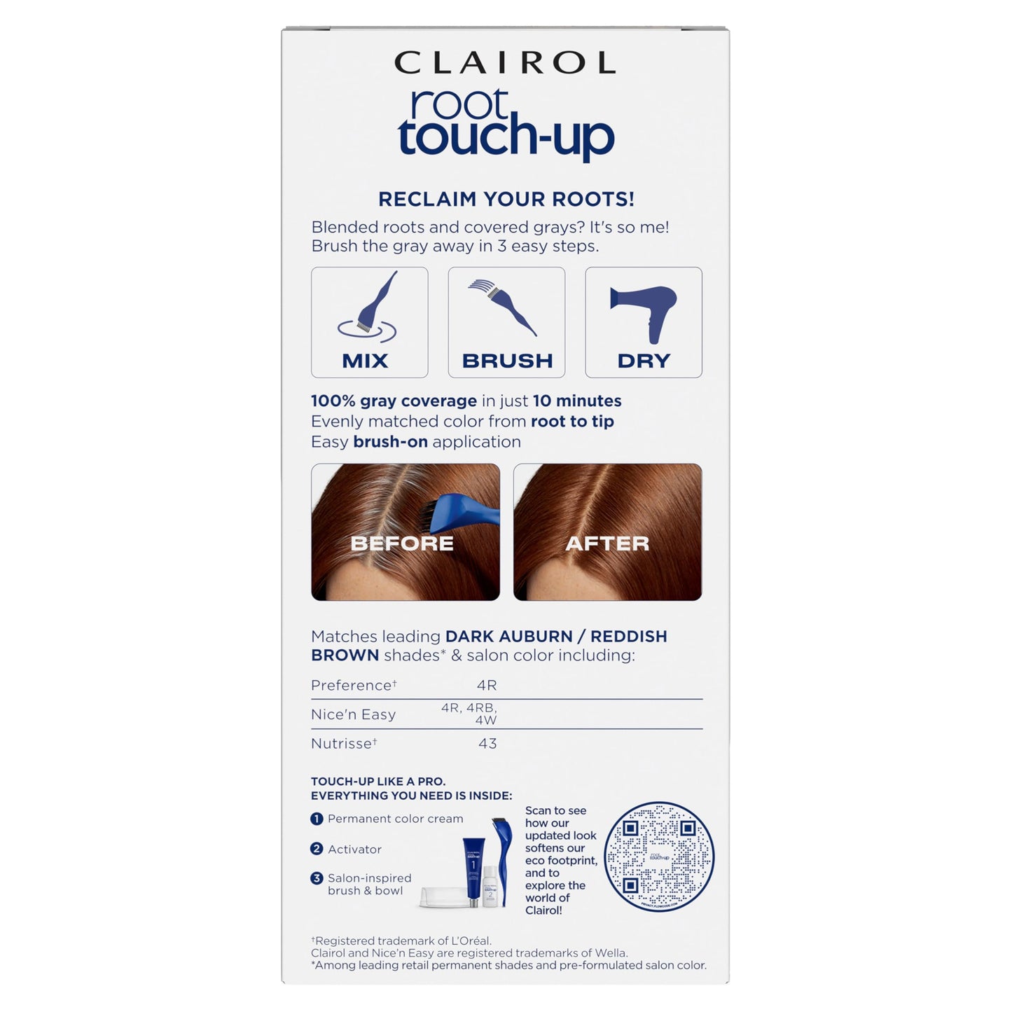 Clairol Root Touch Up Permanent Hair Dye, 5 Medium Brown, Pack of 1