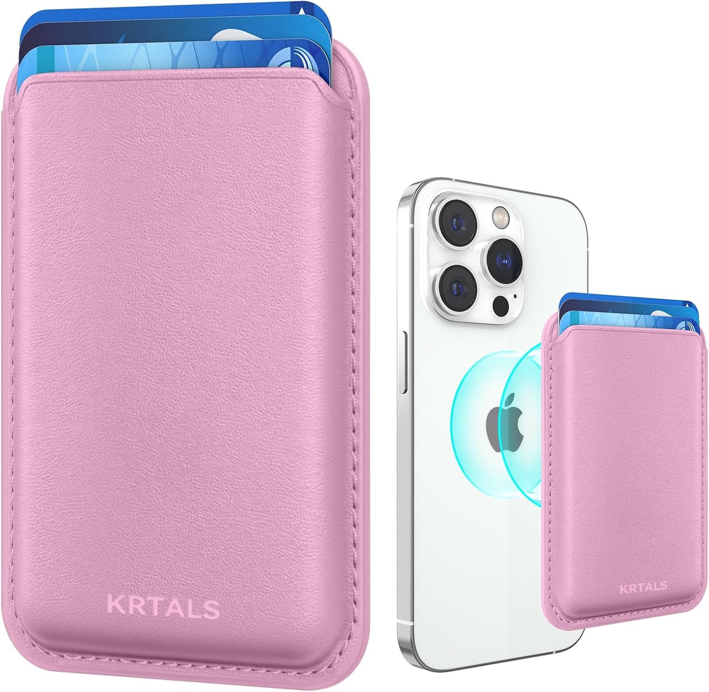 Magnetic Wallet Cell Phone Card Holder for Phone Case with Mag-Safe